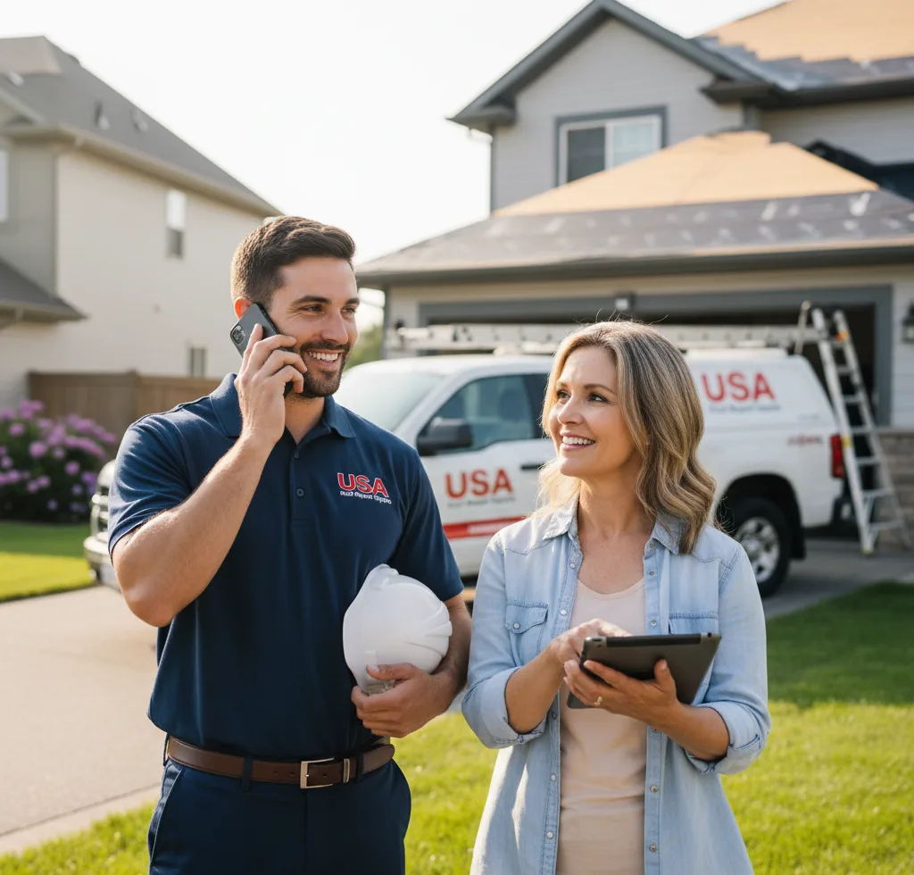 USA Roof Repair Experts customer support in Sturbridge